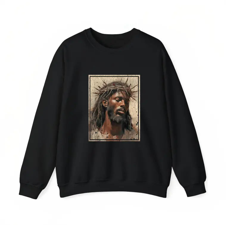 Jesus Crown Of Thorns Graphic T-Shirt for Faith Inspired Streetwear Style