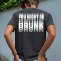 Optical Illusion Style: The "You Might Be Drunk" Blur Effect Streetwear Tee