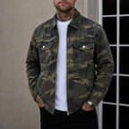 Men's camouflage military jacket - product detail