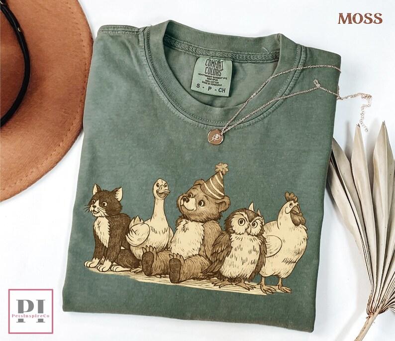 90s Nostalgia Unleashed: Little Bear Party Squad T-Shirt