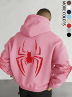 Vintage Spider Graphic Hoodie for Streetwear Fans and Casual Everyday Fashion Style