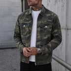 Men's camouflage military jacket - product detail