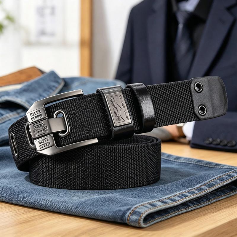 Adjustable Buckle Belt for Casual Business Outfits and Everyday Waist Styling