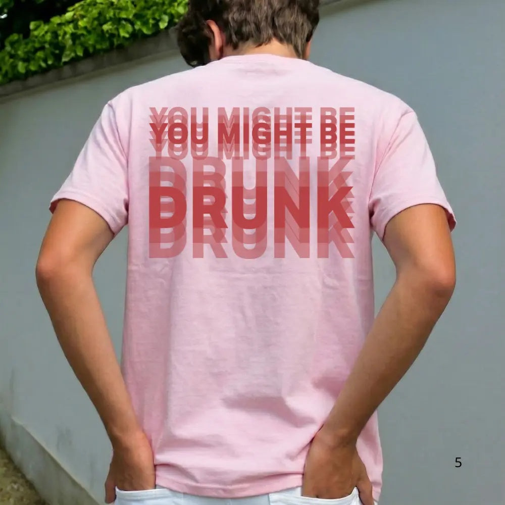 Optical Illusion Style: The "You Might Be Drunk" Blur Effect Streetwear Tee