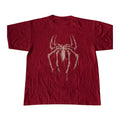 Vintage Spider Skeleton Graphic Tee for Gothic Grunge Streetwear Lovers
