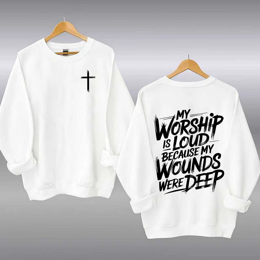 The "Loud Praise" Testimony: Deep Wounds Vintage Christian Graphic Shirt