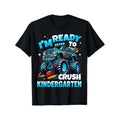 I'm Ready To Crush Kindergarten Monster Truck Graphic T-Shirt for Kids