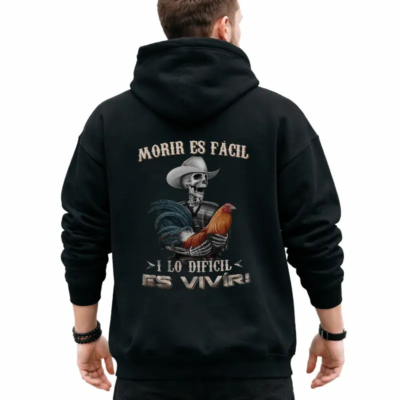 Stoic Spirit: Mexican "Morir Es Fácil" Gamefowl Graphic Tee