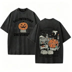 Vintage Halloweentown Pumpkin Graphic Tee Retro Halloween Streetwear Shirt