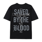 Saved By The Blood Christian Graphic Tee for Faith Streetwear and Everyday Wear