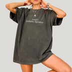 "WWJD? Probably Flip Tables" Sarcastic Aesthetic Christian Tee - Edgy Religious Humor Apparel