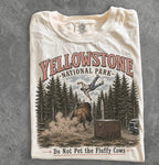 Do Not Pet The Fluffy Cows Yellowstone Graphic T-Shirt