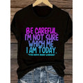 Moody & Bold: The "Which Me Am I Today" Sassy Gradient Graphic Tee
