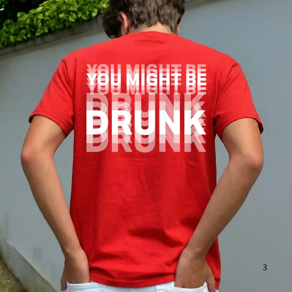 Optical Illusion Style: The "You Might Be Drunk" Blur Effect Streetwear Tee
