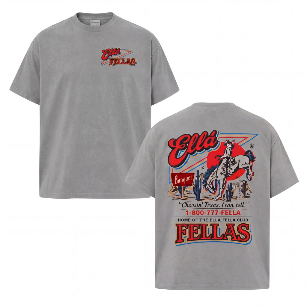 Desert Dust: Ella Fellas "Choosin' Texas" Vintage Sand Graphic Tee