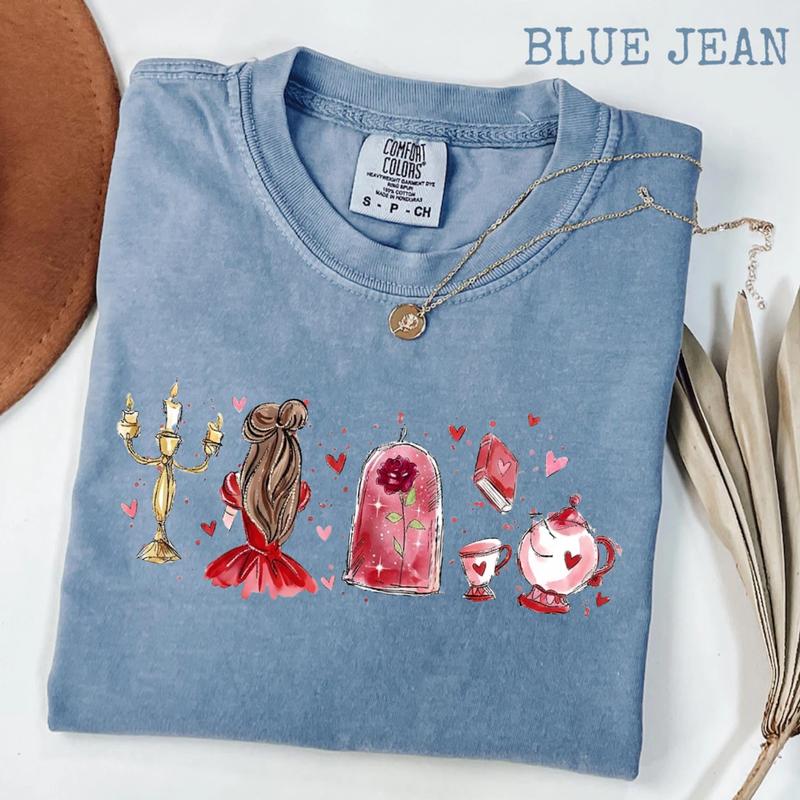 Fairy Tale Valentine Graphic Tee,  Girly Aesthetic Girls Trip Tee