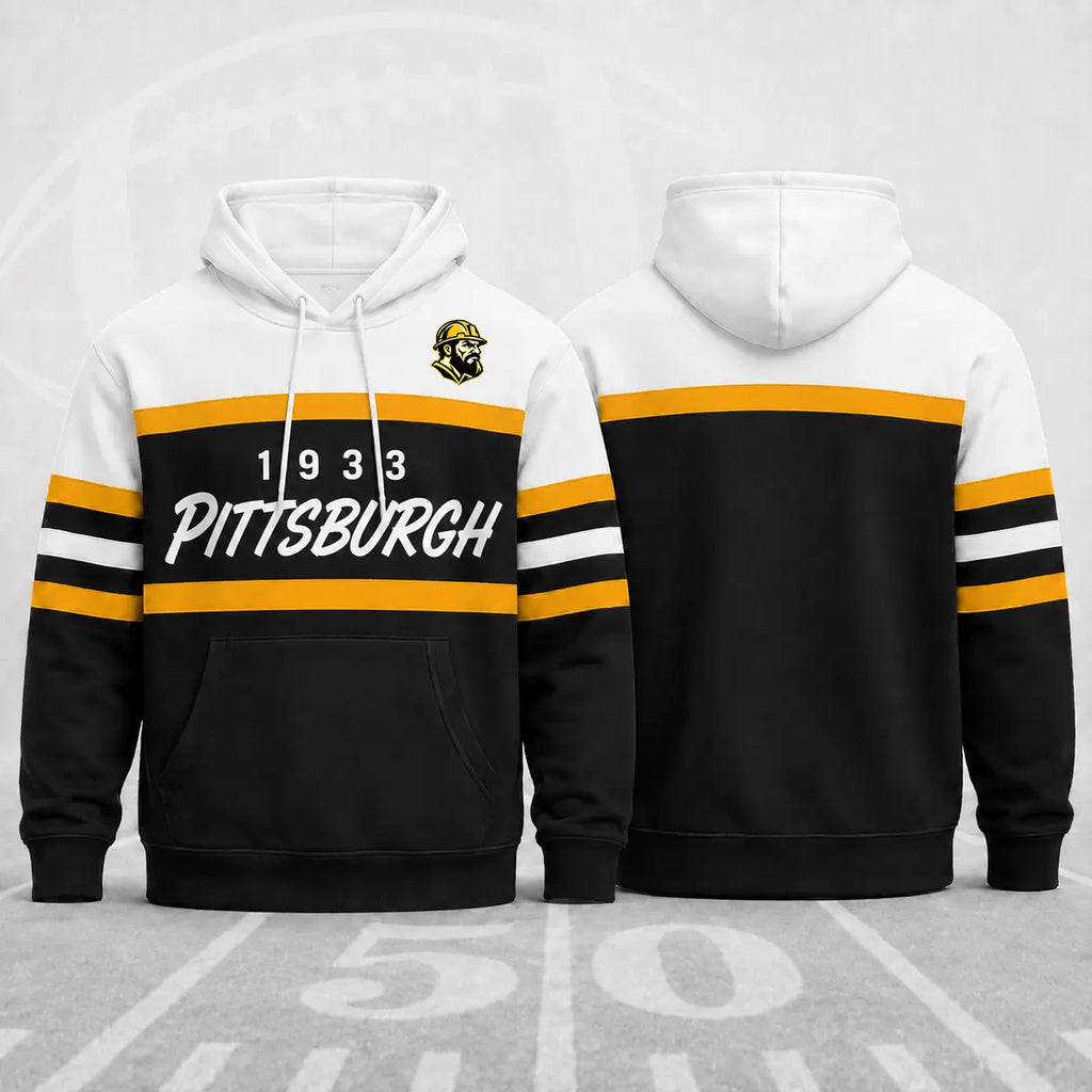 Retro Buffalo Football Hoodie for Game Day Fans and Streetwear Outfits