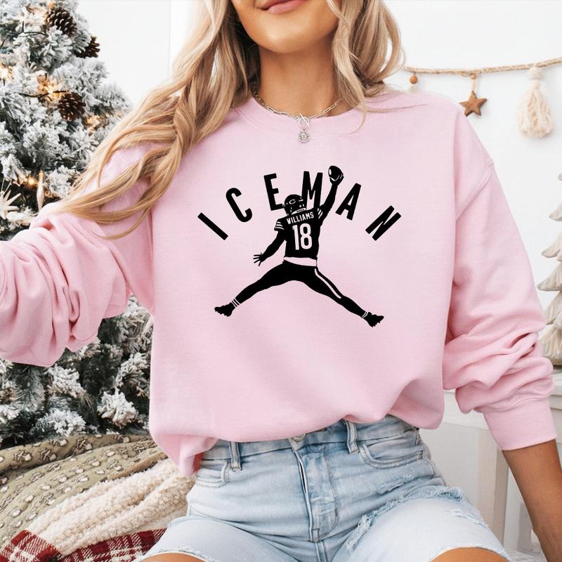 Caleb "Iceman" Williams Chicago Jumpman Cotton Unisex T-Shirt (Sweatshirt, Hoodie)