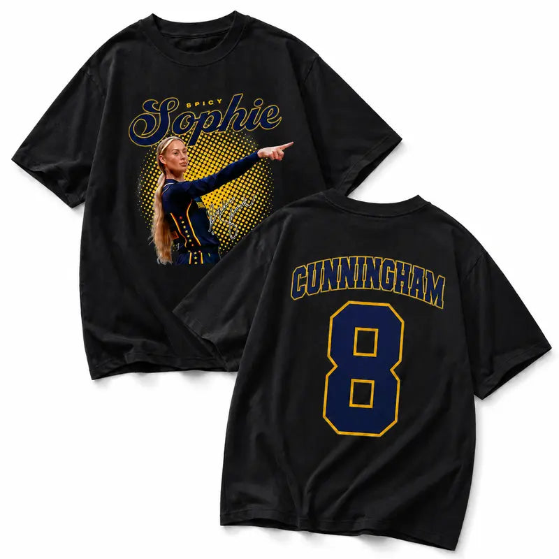 Women's Basketball Inspired Double-Sided Graphic Tee for Game Day Streetwear Fans
