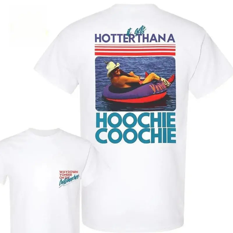 Way Down Yonder: Vintage 'Hotter Than A Hoochie Coochie' Country Tee