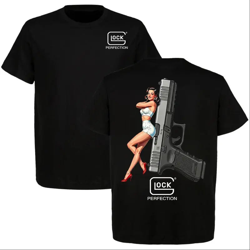 Precision Meets Pin-Up: The Glock "Perfection" Vintage Tactical Tee