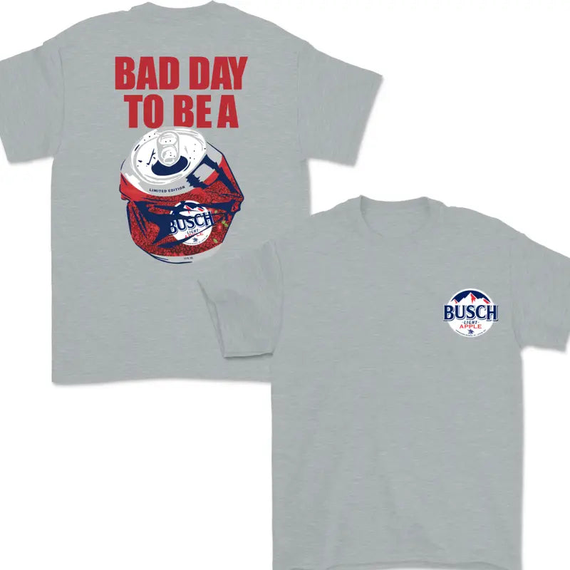 Summer Vibe Crusher: Funny "Bad Day To Be A Busch Light Apple" Tee