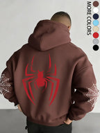 Vintage Spider Graphic Hoodie for Streetwear Fans and Casual Everyday Fashion Style