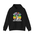 More Pride Less Prejudice Rainbow Pride Month Graphic Cotton T-Shirt