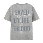 Saved By The Blood Christian Graphic Tee for Faith Streetwear and Everyday Wear