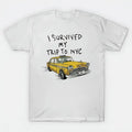 I Survived My Trip To NYC Funny Travel Graphic T-Shirt for City Adventure Lovers
