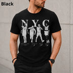 Vintage NYC Basketball Fan Graphic T-Shirt for Game Day Streetwear