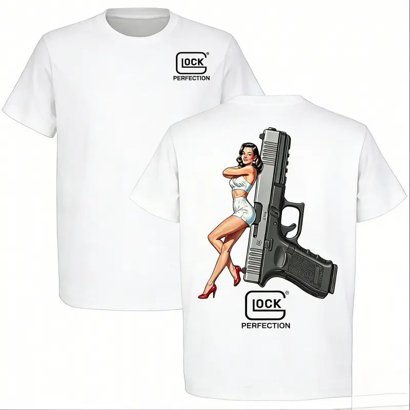 Precision Meets Pin-Up: The Glock "Perfection" Vintage Tactical Tee