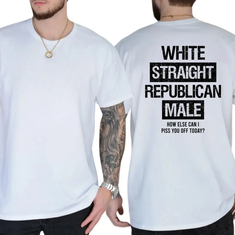 The Unapologetic Republican Identity Tee - Bold Sarcastic Statement Shirt