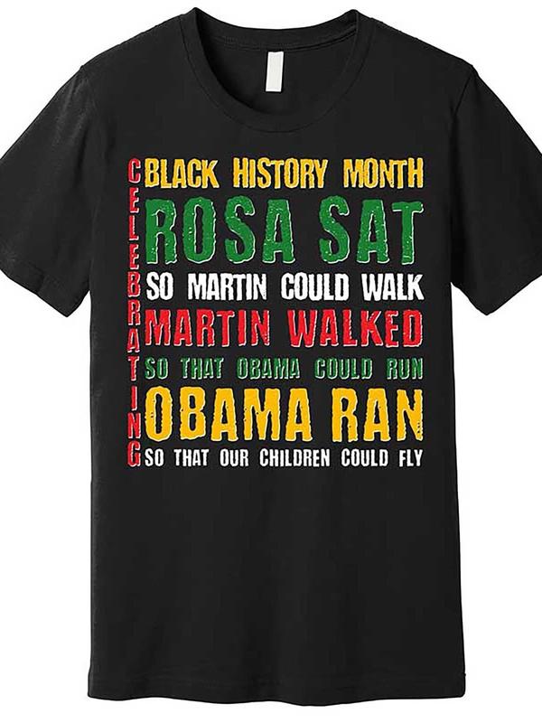 "So Our Children Could Fly" Legacy T-Shirt | Rosa, Martin & Obama Black History Tribute Tee