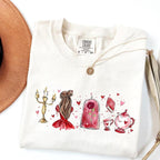 Fairy Tale Valentine Graphic Tee,  Girly Aesthetic Girls Trip Tee