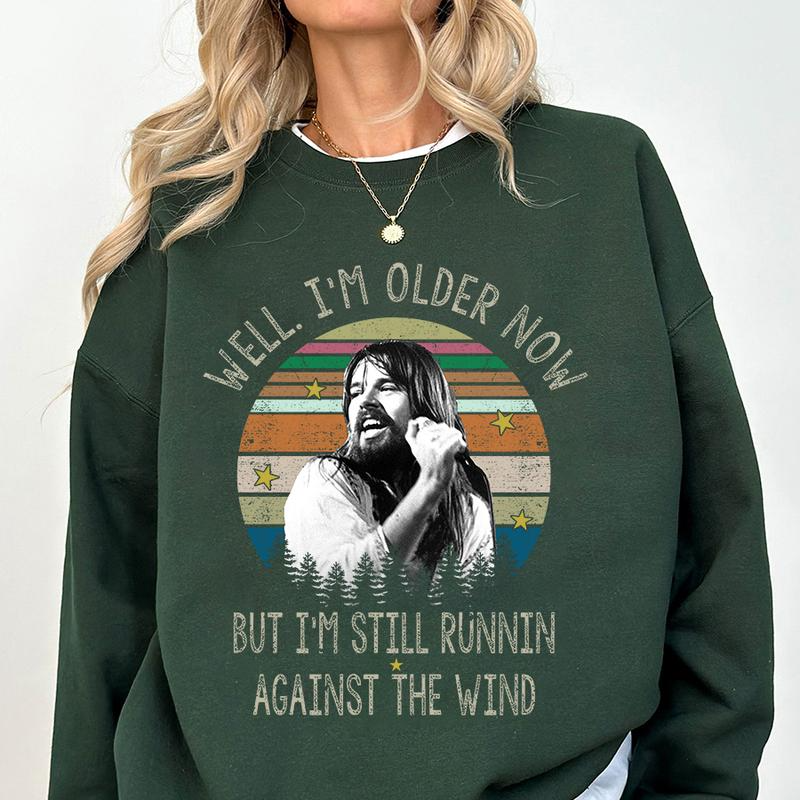Seger Well I'm Older Now I'm Still Running Vintage Quotes Shirt, Bob Seger Shirt