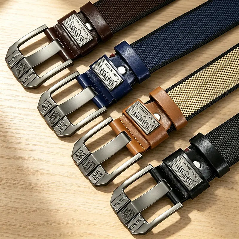 Adjustable Buckle Belt for Casual Business Outfits and Everyday Waist Styling