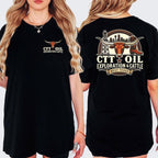 CTT Oil Exploration & Cattle T-Shirt, Hoodie, Sweatshirt  Oilfield Ranch Landman Inspired Workwear Tee