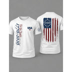 1776–2026 America 250th Anniversary Flag Graphic T-Shirt for Patriotic Celebrations