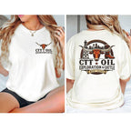 CTT Oil Exploration & Cattle T-Shirt, Hoodie, Sweatshirt  Oilfield Ranch Landman Inspired Workwear Tee