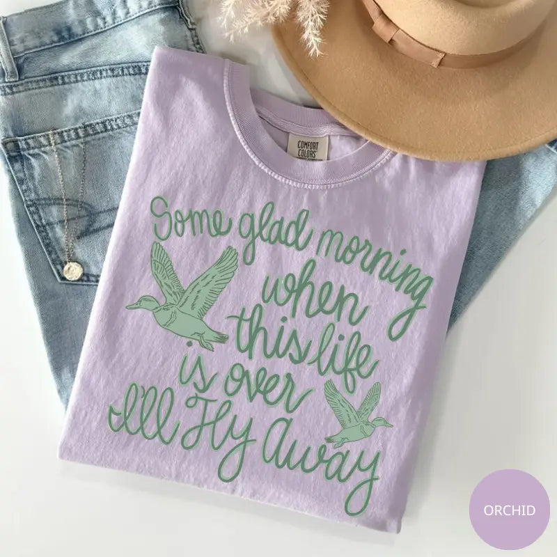 Heavenly Hope: "I'll Fly Away" Gospel Hymn Comfort Colors Tee