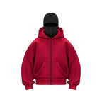 Men’s Balaclava Zip Hoodie for Winter Sports Streetwear and Cold Weather Training