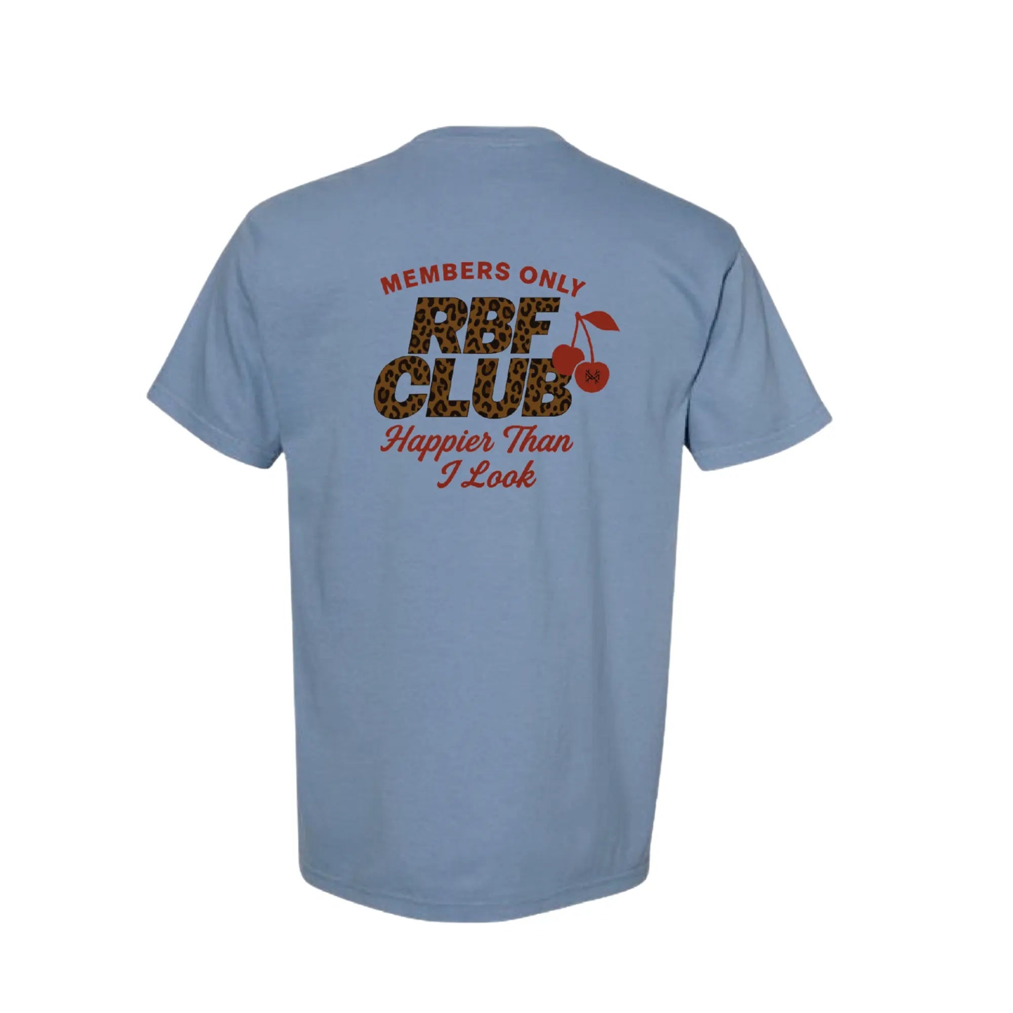 The "Happier Than I Look" RBF Club Cheetah Print Graphic Tee