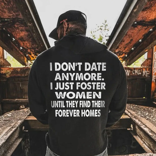 MadFits Black Heartbreak Shelter Hoodie Back View Industrial Lifestyle Shot