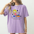 MadFits Washed Lilac What Dreams Are Made Of Y2K Retro Tee Lifestyle Front View
