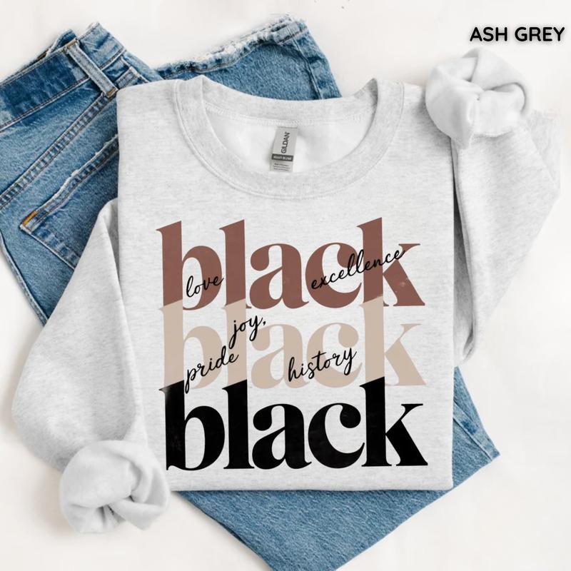 "Black Excellence" Heritage Sweatshirt - Black History Month Edition