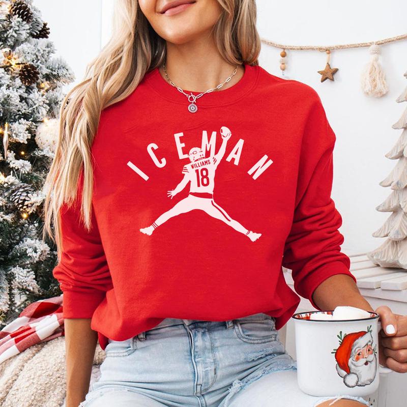 Caleb "Iceman" Williams Chicago Jumpman Cotton Unisex T-Shirt (Sweatshirt, Hoodie)