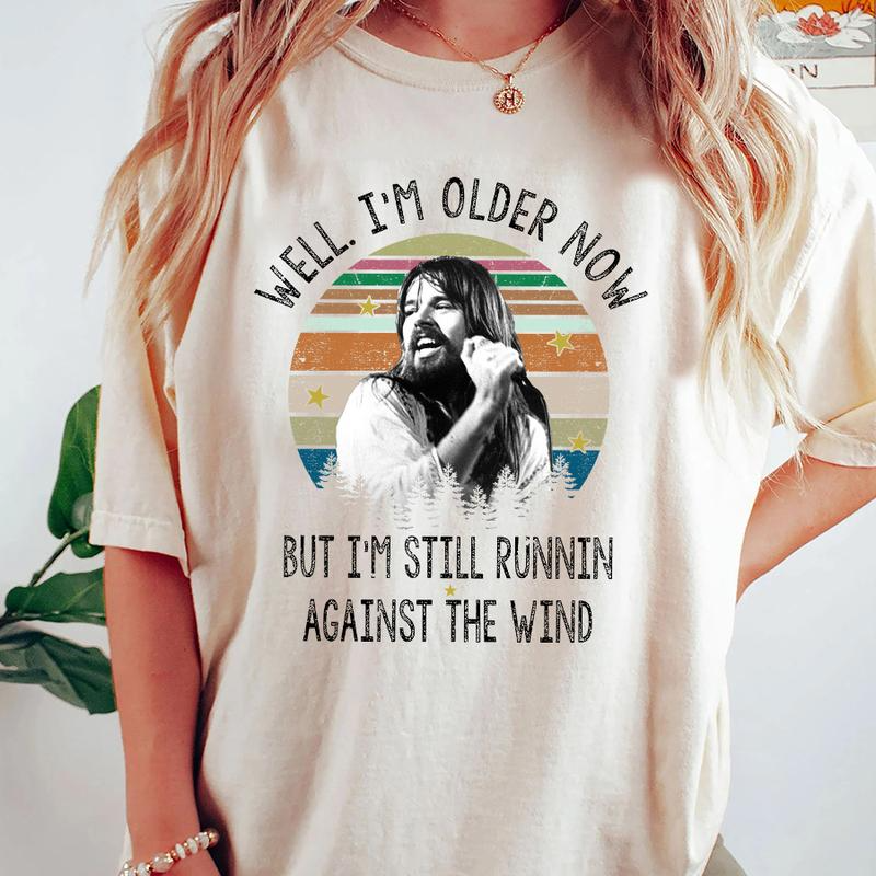 Seger Well I'm Older Now I'm Still Running Vintage Quotes Shirt, Bob Seger Shirt