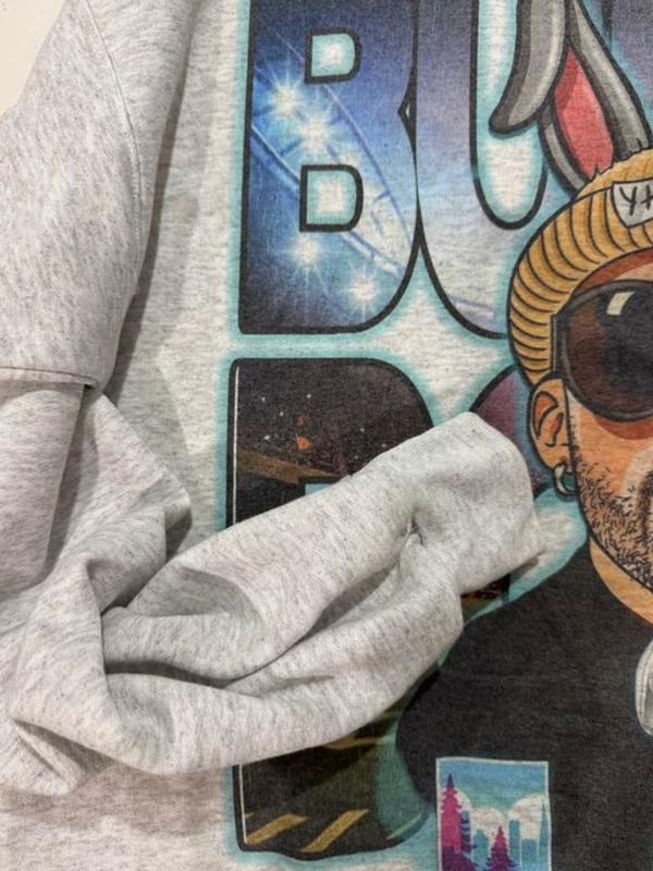 Ash Gray Football Bunny Sweatshirt