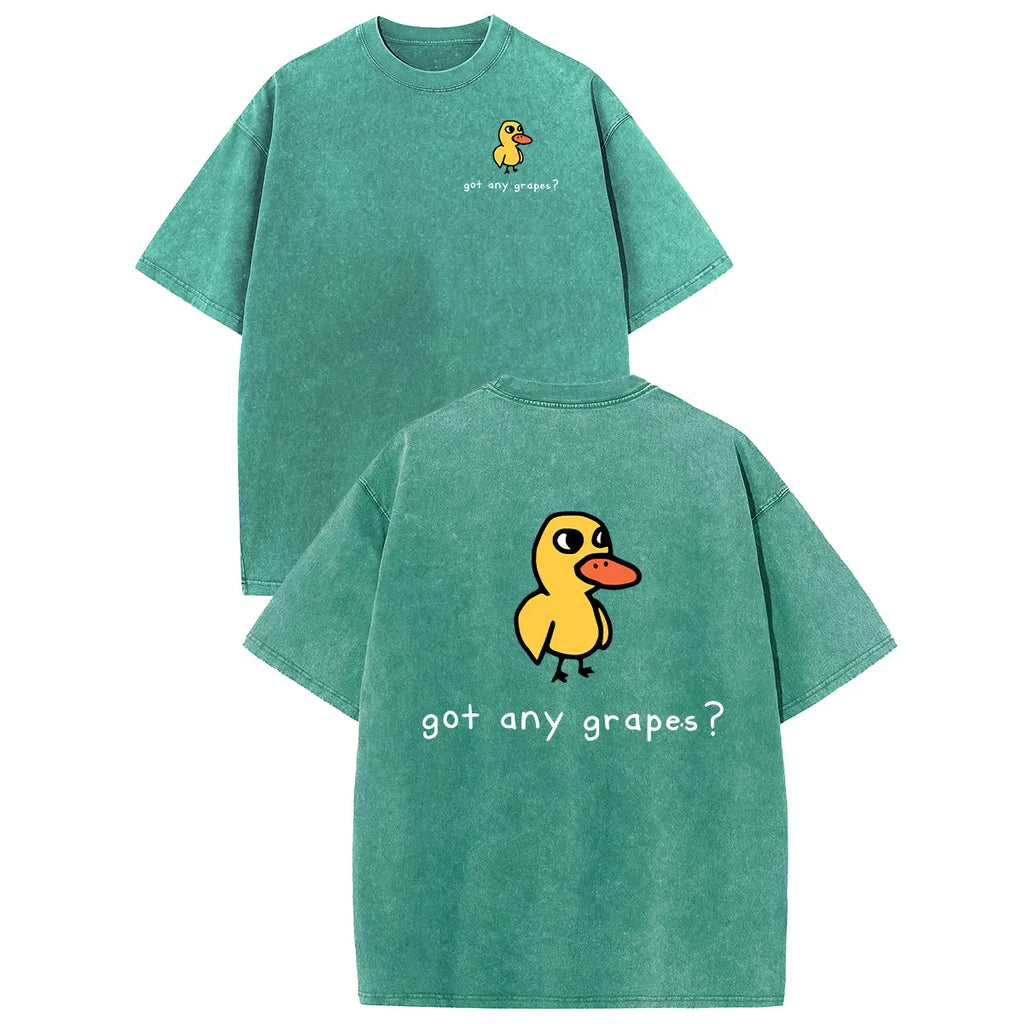 Funny Duck Graphic T-Shirt with Vintage Streetwear Style and Casual Everyday Comfort